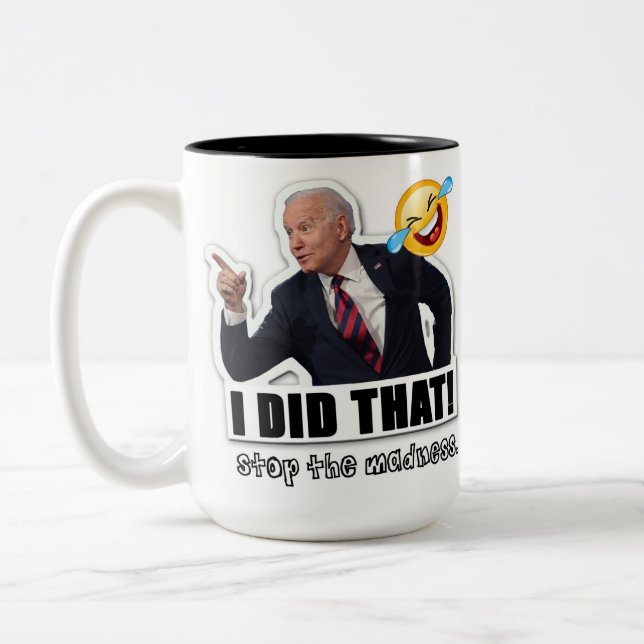 Ich habe diese Tasse gemacht (Links)