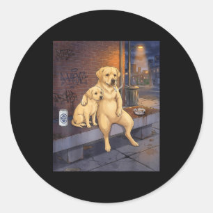 Ich habe diesen Hund in mir Funny Labrador Retriev Runder Aufkleber