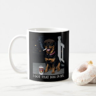 Ich habe diesen Hund in mir, lustige Rottweiler-Pe Kaffeetasse