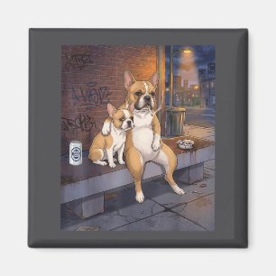 Ich habe diesen Hund in mir Lustiger französischer Magnet