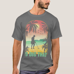 Ich habe diesen Metalldetektor mit der Funny Metal T-Shirt