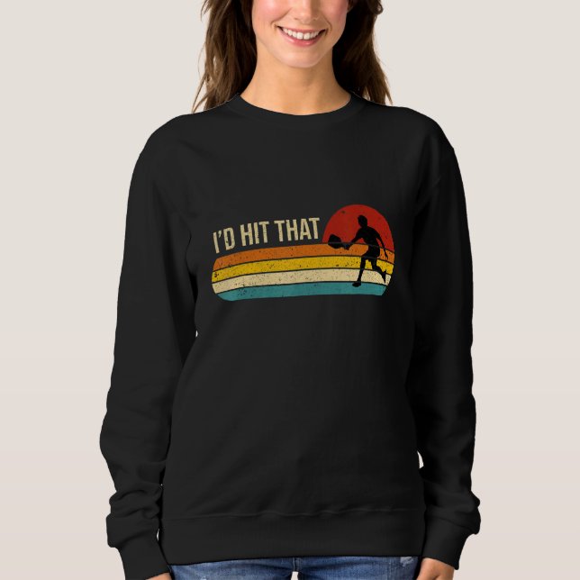 Ich habe diesen Pickleball-Dink-Pun-Spieler Retro  Sweatshirt (Vorderseite)
