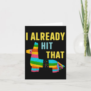 Ich habe diesen Piñata Männer Frauen bereits getro Karte