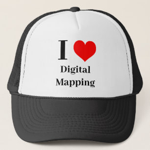 Ich habe Digital Mapping Truckerkappe
