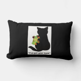 Ich habe dir den Rücken got Lendenkissen