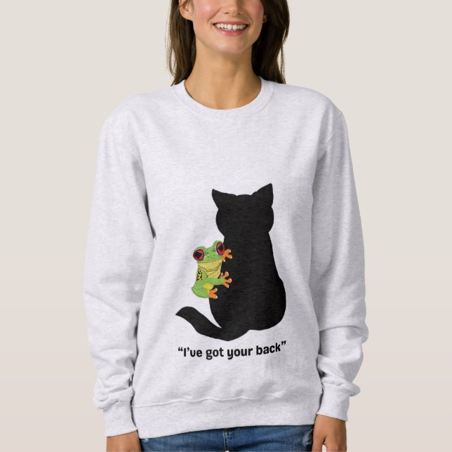 Ich habe dir den Rücken got Sweatshirt (Vorderseite)