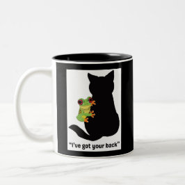 Ich habe dir den Rücken got Zweifarbige Tasse