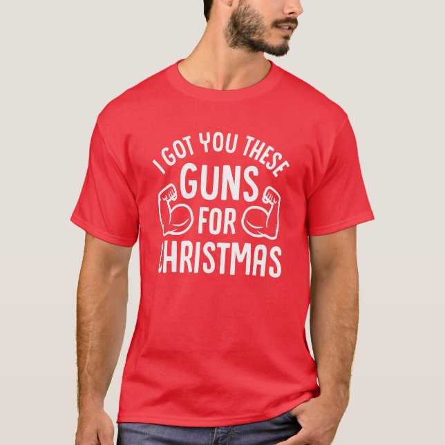 Ich habe dir diese Waffen zu Weihnachten Got T-Shirt (Vorderseite)