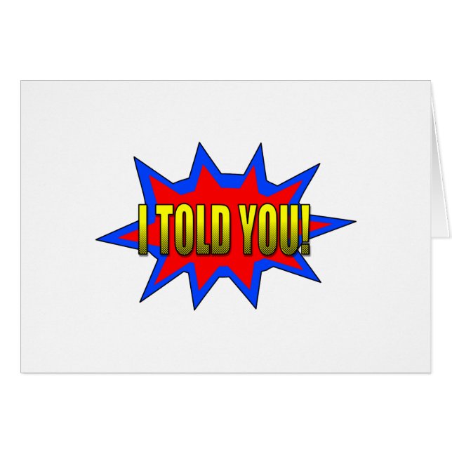 Ich habe dir gesagt (Vorderseite (Horizontal))