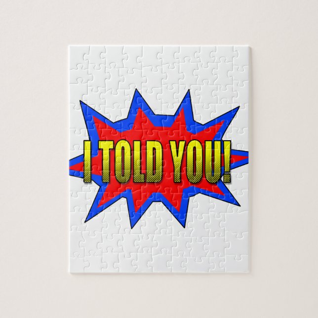 Ich habe dir gesagt puzzle (Vertikal)