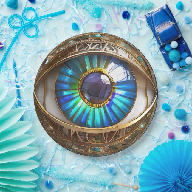 Ich habe dir mein drittes Auge Got Pappteller (Party)