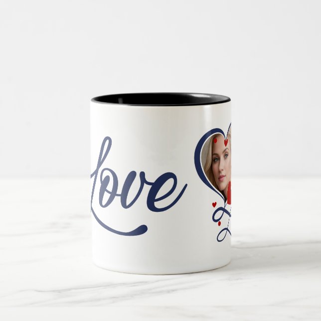 Ich habe dir so meine Liebe Liebe Zweifarbige Tasse (Mittel)