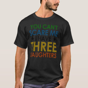 Ich habe drei Töchter Retro-Vater T-Shirt