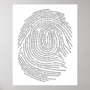 "Ich habe Dyslexie!" Poster