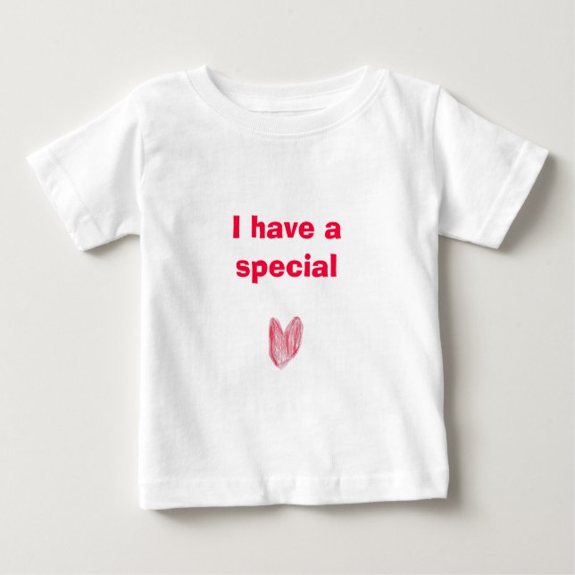 Ich habe ein besonderes Herz-Shirt Baby T-shirt (Vorderseite)