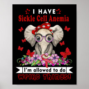 Ich habe ein Bewusstsein für die Anämie der Sichel Poster
