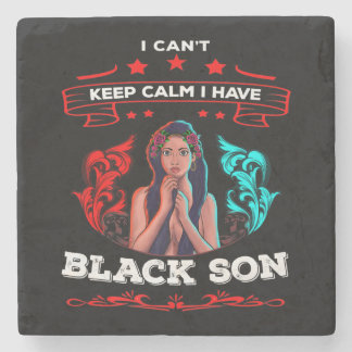 Ich habe ein Black Son Geschenk für den Vater der  Steinuntersetzer