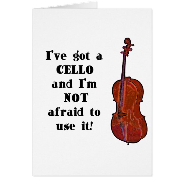 Ich habe ein Cello (Vorne)