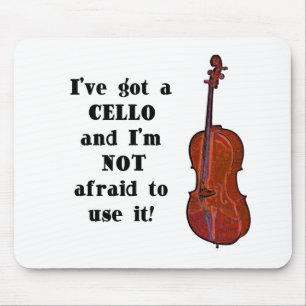 Ich habe ein Cello Mousepad