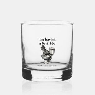 Ich habe ein Déjà Poo gehört, das vor dem Frosch Whiskyglas