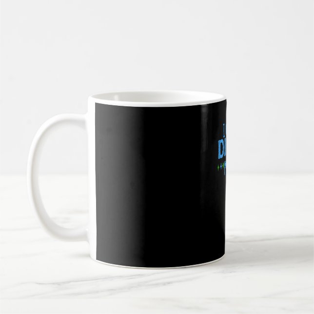 Ich habe ein Dinproblem witzige Pickleball-Redewen Kaffeetasse (Links)