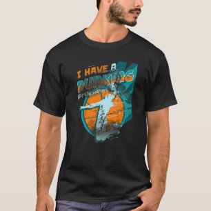 Ich habe ein Dunkelproblem Funny Basketball Dunk P T-Shirt
