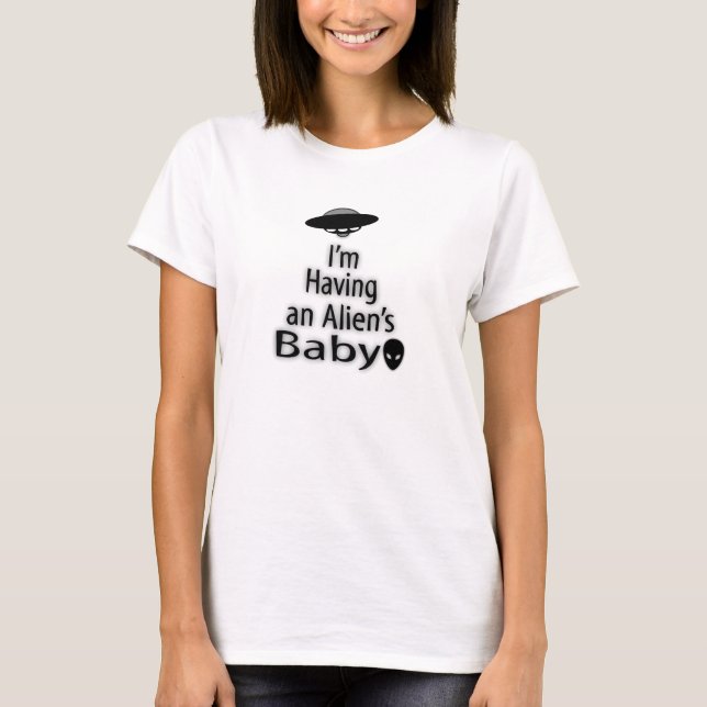 Ich habe ein fremdes Baby T-Shirt (Vorderseite)