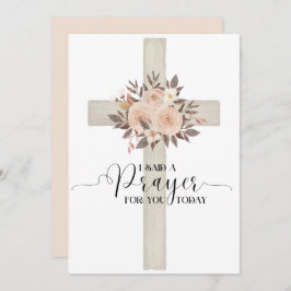 Ich habe ein Gebet für Sie heute Karte gesagt