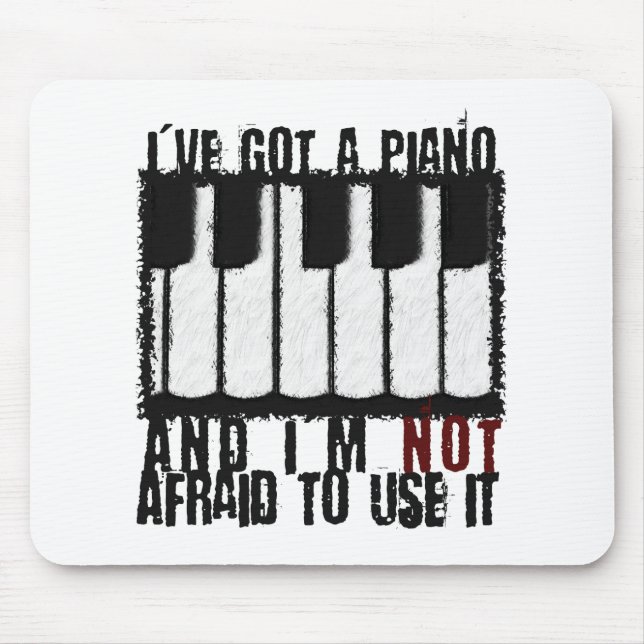 Ich habe ein Klavier Mousepad (Vorne)