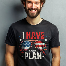 Ich habe ein Konzept für einen Plan Trump-Debatte T-Shirt