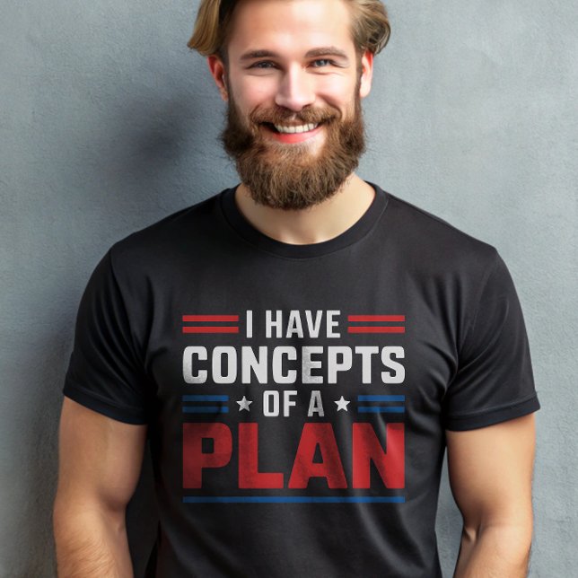 Ich habe ein Konzept für einen Plan Trump Präsiden T-Shirt (Von Creator hochgeladen)