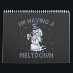 Ich habe ein Meltdown Funny Christmas Snowman Gesc Kalender<br><div class="desc">witzig, Weihnachten, Geschenk, Geburtstag, Weihnachten, Geschenk, Feierlich, Schneemann, Schneeflocke</div>