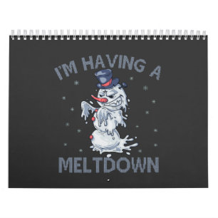 Ich habe ein Meltdown Funny Christmas Snowman Gesc Kalender