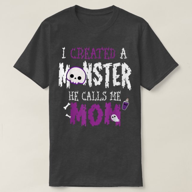 Ich habe ein Monster-Halloween-Kostüm-T-Shirt für  T-Shirt (Design vorne)