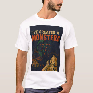 Ich habe ein Monstera Retro-Horror-Pflanzen-T-Shir T-Shirt