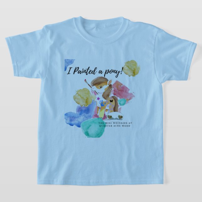 Ich habe ein Pony gemalt! T - Shirt (Ablage )