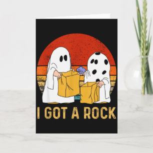 Ich habe ein Rock-Shirt Halloween-Süßigkeiten oder Karte