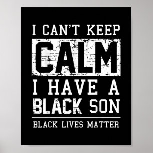 Ich habe ein schwarzes Son-Geschenk für den Vater Poster