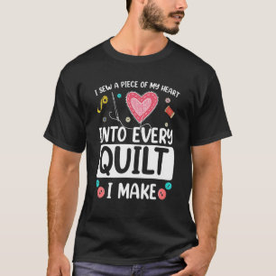 Ich habe ein Stück meiner Herz-Nähmaschine gesägt T-Shirt