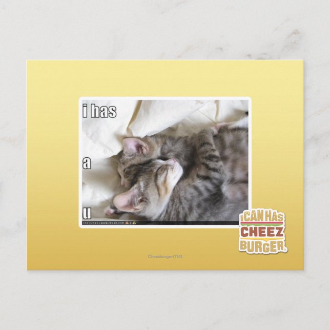 Ich habe ein u postkarte (Vorderseite)