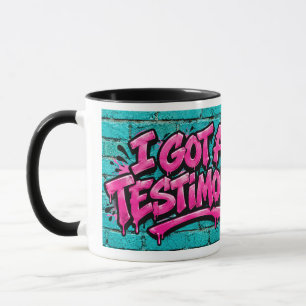 Ich habe ein Zeugnis Tasse