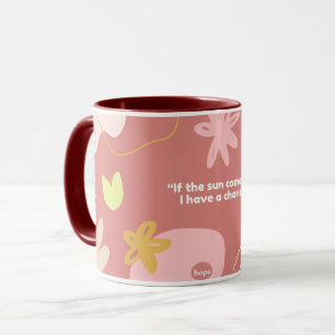 Ich habe eine Chance, inspirierende Lachs-Tasse Tasse