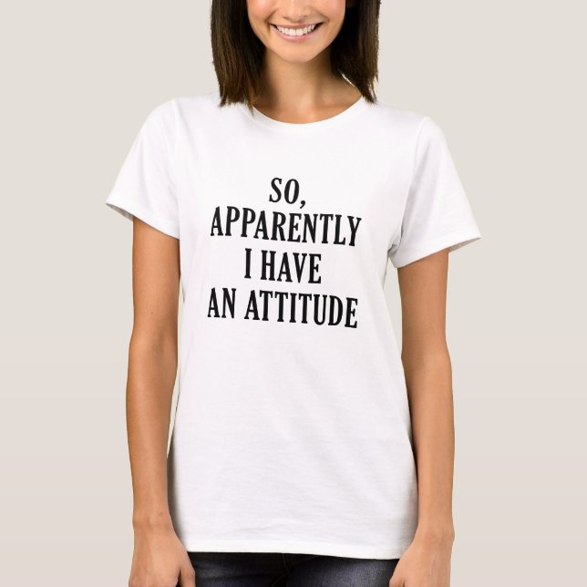 Ich habe eine Einstellung T-Shirt (Vorderseite)