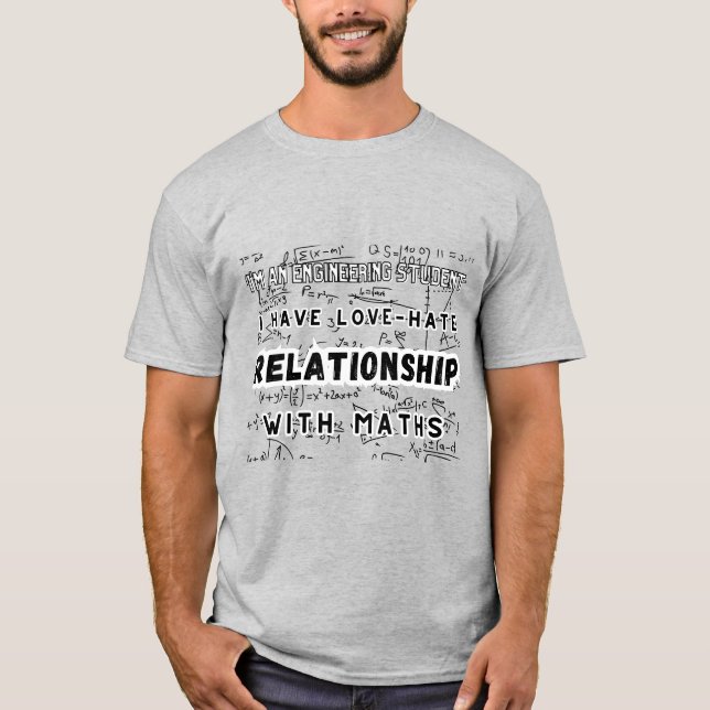 Ich habe eine Hassbeziehung zwischen Liebe und Mat T-Shirt (Vorderseite)