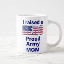 "Ich habe eine HERO, Proud ARMY MAMA! 20 oz