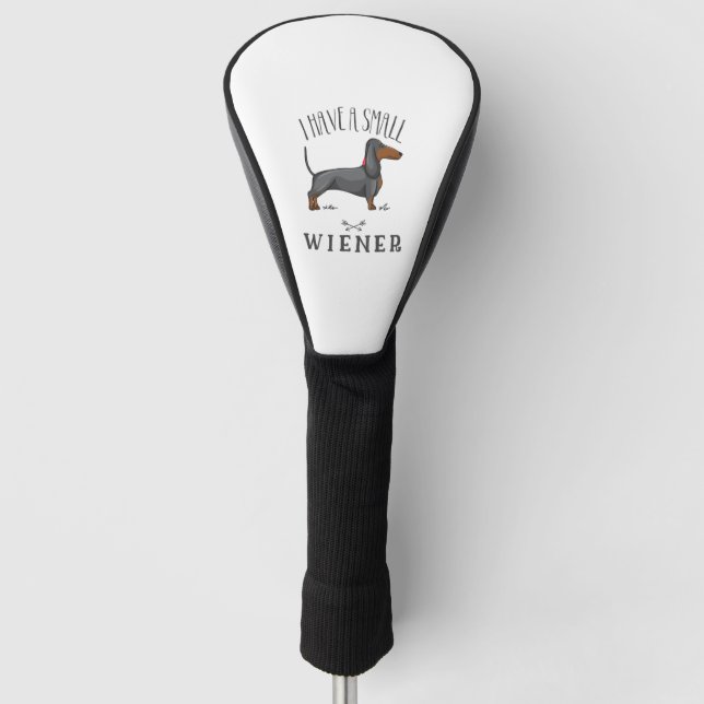 Ich habe eine kleine Dackel Golf Headcover (Vorderseite)