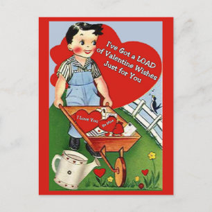 Ich habe eine Last von Valentinischen Wünschen nur Postkarte