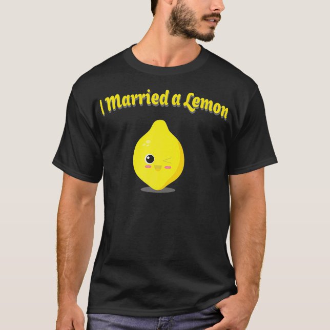 Ich habe eine Lemon Funny Food Mens Frauen oben Ve T-Shirt (Vorderseite)