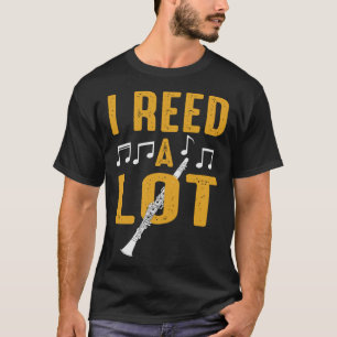 Ich habe eine Menge Klarinette Player Expert Music T-Shirt