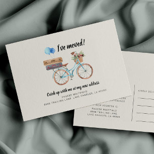 Ich habe eine neue Ankündigung zum Umziehen von Ad Postkarte